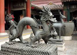 Traditional Chinese statue of a Dragon